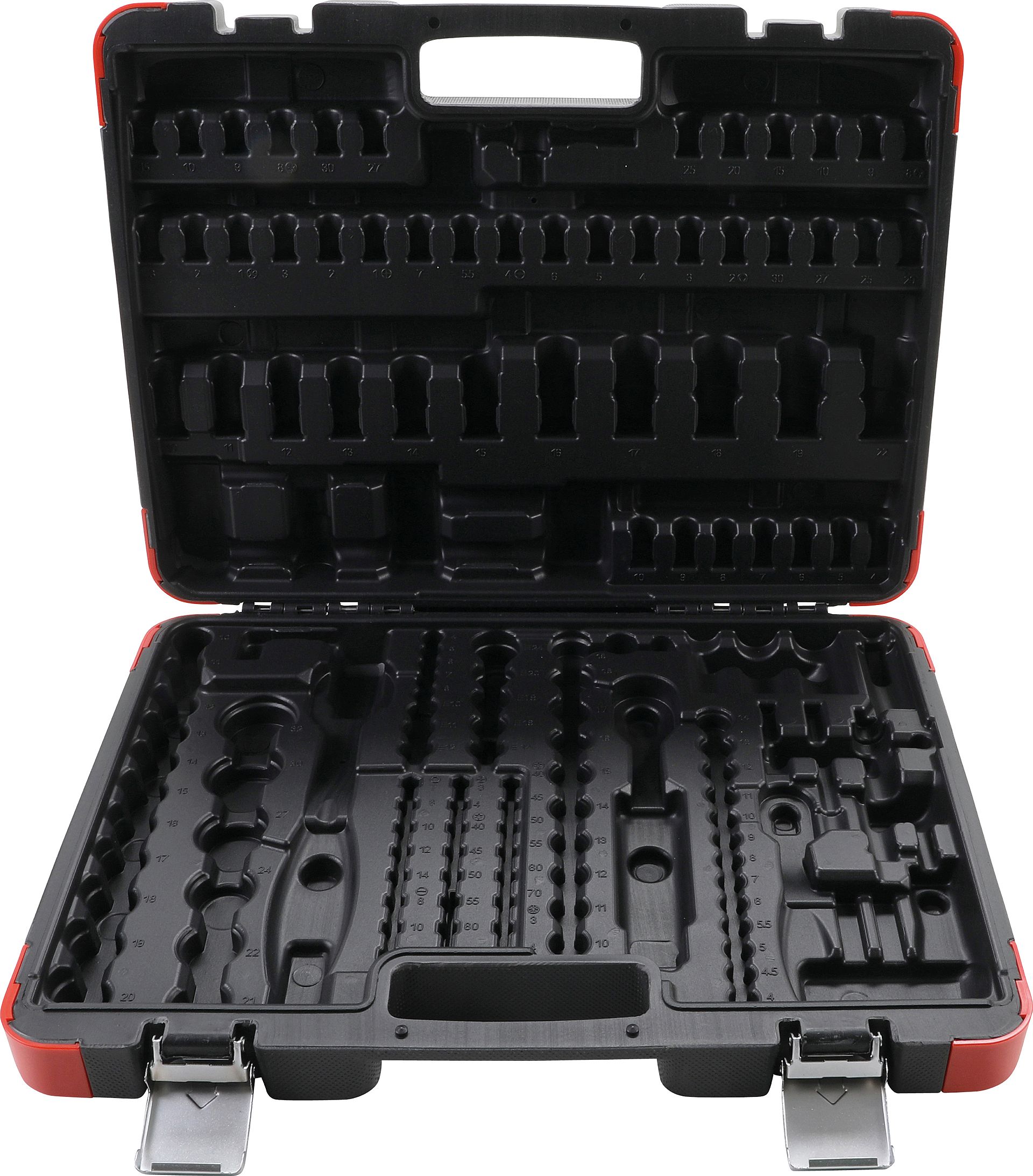 Leerer Werkzeugkoffer Knarrenkasten aus BGS 2227 Steckschlüsselsatz 3/8 Zoll 