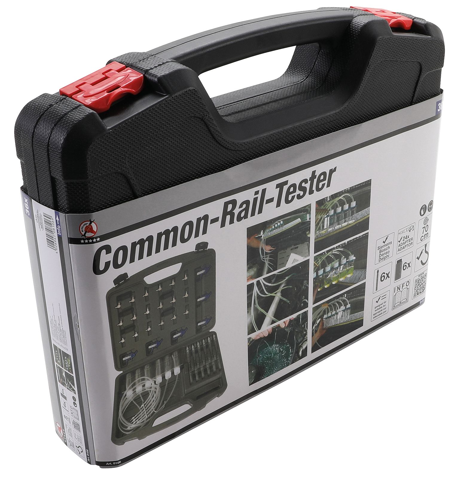 BGS Common-Rail-Rücklaufdruck-Tester  für Piezo Common-Rail Injektoren -  Werkzeug - Zubehör 